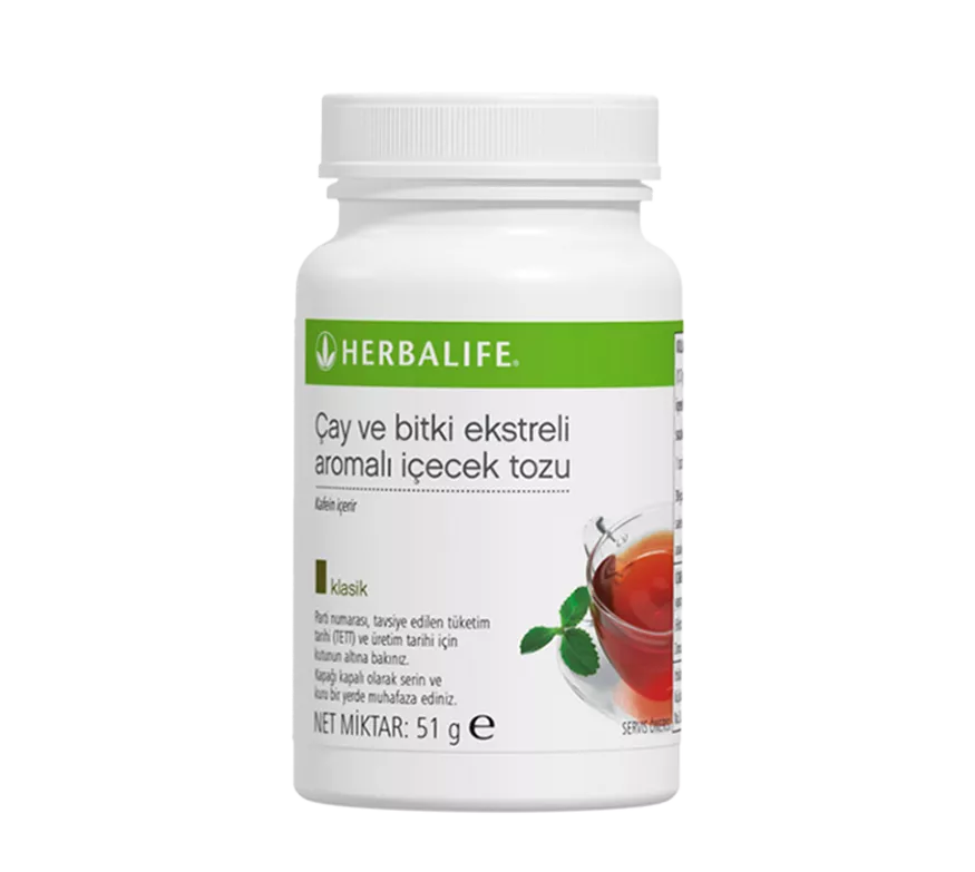 Çay ve Bitki Ekstreli Aromalı İçecek Tozu Klasik - 51g