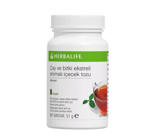 Çay ve Bitki Ekstreli Aromalı İçecek Tozu Klasik - 51g
